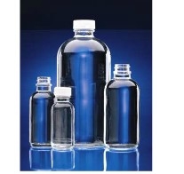 FisherbrandTM 认证的低颗粒物透明 Boston 圆瓶